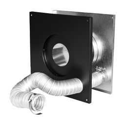 DuraVent 3" Pellet Pro Wall Thimble Air Kit (Includes: Thimble, 2” Aluminum Flex & 2 Clamps) 3PVPWTI