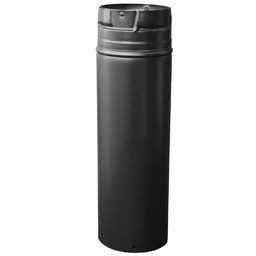 DuraVent Black 3" Galvalume Pellet Pro 48" Extension (3" - 46") Vent Pipe 3PVP48AB