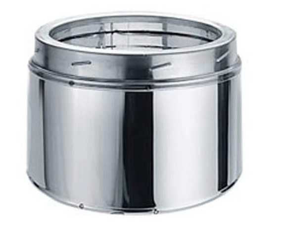 Duravent DuraTech 6" Diameter 6" Long Stainless Steel Chimney Pipe 6DT-06SS