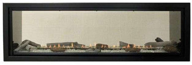 Empire Hearth See-Thru Black Porcelain Liner with Burner Cover VBP48BLKR