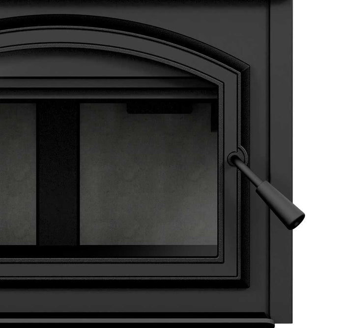 Empire Stove Door Overlay, Black WD1BL