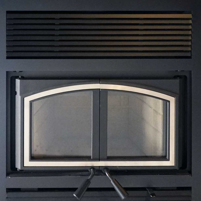 Empire Stove Door Overlay, Nickel WD5NB