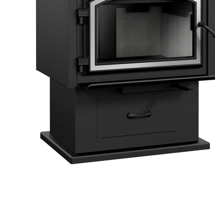 Empire Stove Pedestal with Ash Pan, Black WP3BL