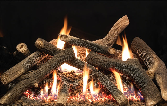 Empire Hearth 36" Ceramic Fiber Traditional Charred Log Set LS36TINF
