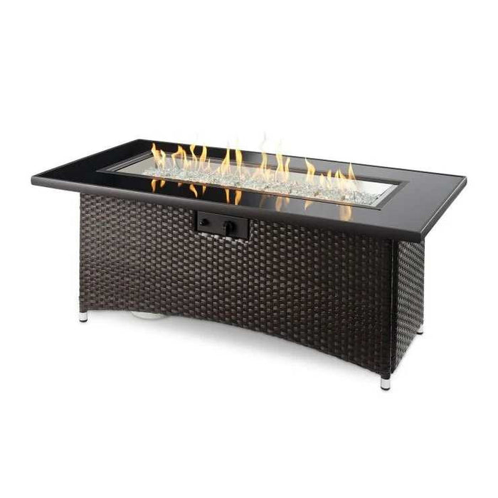 Outdoor Greatroom Balsam Montego Linear Gas Fire Pit Table MG-1242-BLSM-K