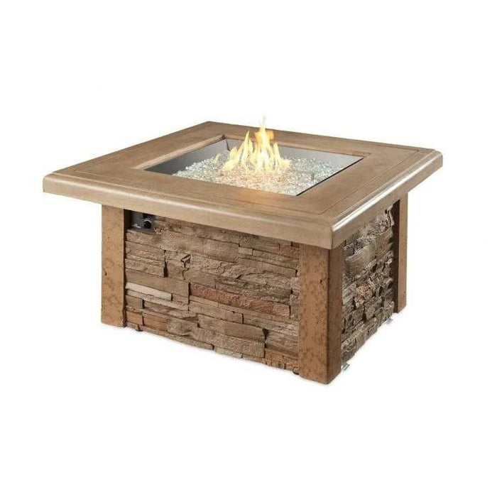 Outdoor Greatroom Sierra Square Gas Fire Pit Table SIERRA-2424