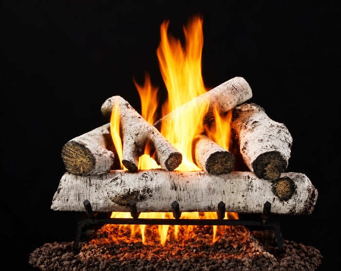 HHT 18" Woodland Birch cement log set VTD-BRCH18