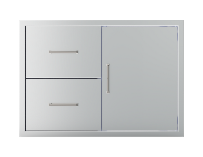 Wildfire Door/Drawer Combo 30" X 21" 304 Stainless Steel - WFDDWCOMBO3021-SS