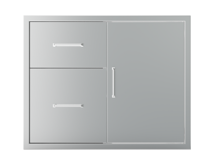 Wildfire Door/Drawer Combo 30" X 24" 304 Stainless Steel - WFDDWCOMBO3024-SS