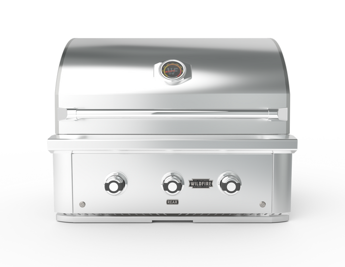 Wildfire Ranch Pro 30" Gas Grill 304 Stainless Steel Natural Gas - WFPRO30G-SS-NG