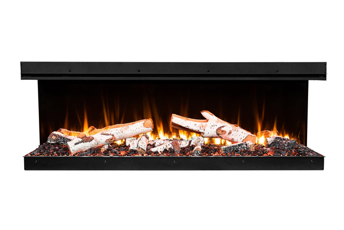 Amantii Fire & Ice LumaForest 63" Indoor only 3 Sided Built-In Smart Electric Fireplace | LF63