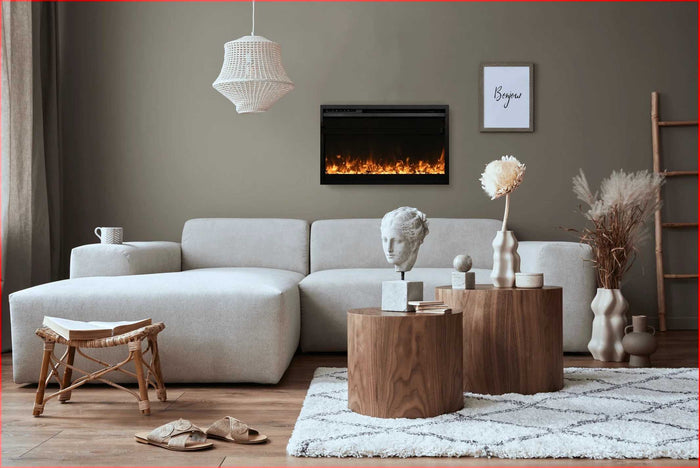 Amantii 26" Traditional Xtraslim Electric Fireplace TRD-26-XS