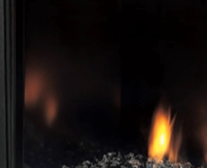 Monessen Aria 36" Black Glass Liner BMGVFF36C