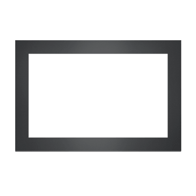 Napoleon Faceplate - Small 4-Sided, 2.5" Charcoal (for 3-Sided Backerplate) SCH4F3B3