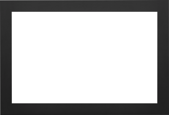 Faceplate - Small 4-Sided, 2.5" Black (for 3-Sided Backerplate) for Rosedale™ 3, X3