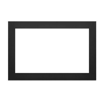 Napoleon Faceplate - Small 4-Sided, 2.5" Black (for 3-Sided Backerplate) SBK4F3B3