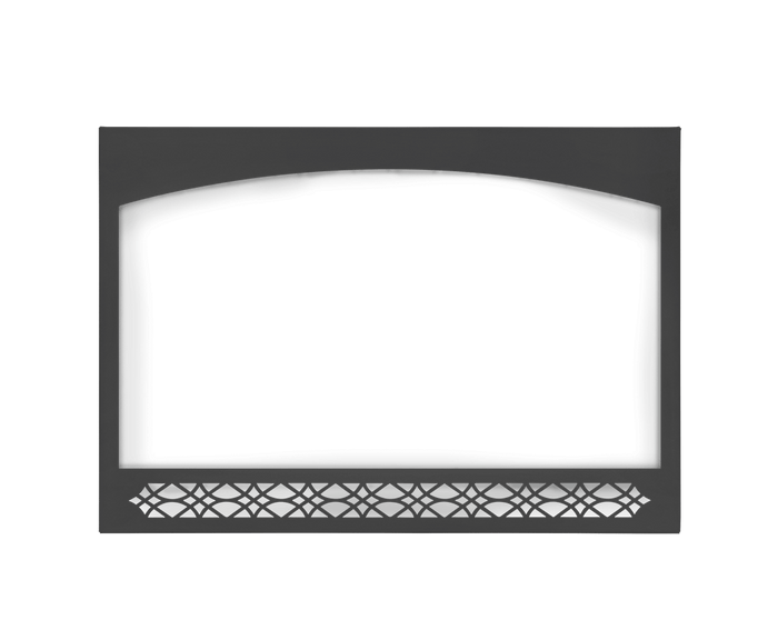 Napoleon H46F Decorative Front - Black, Heritage Design for Ascent™ 46