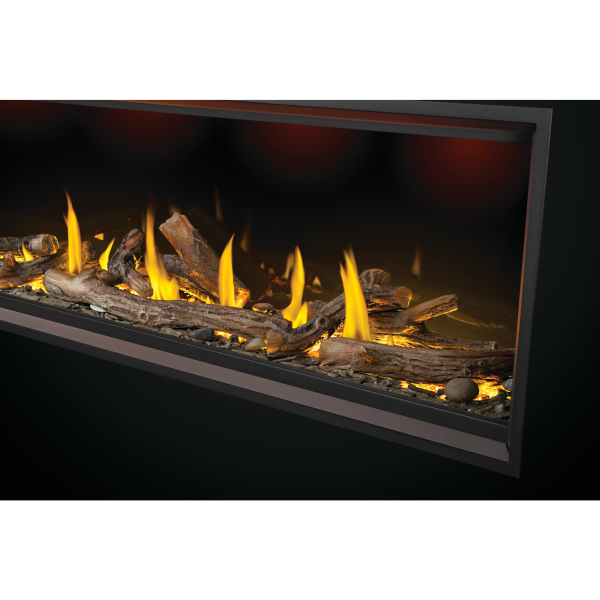 Napoleon 50-Inch Oak Log Kit OLKTLV50 installed in separately sold fireplace