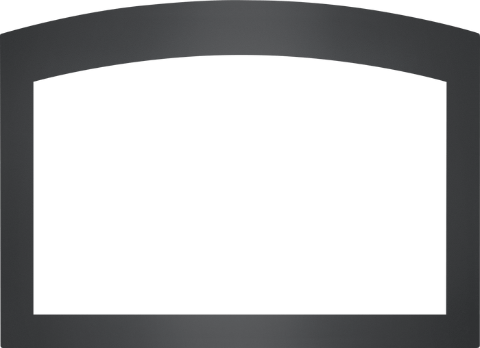 Napoleon Faceplate - Small Arched 4-Sided, 2.5 inch Charcoal (for 3-Sided Backerplate) for Oakville X4 SACH4F3B4