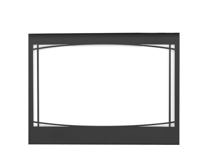 Napoleon Z42F Decorative Front - Black, Zen Design for Ascent™ 42, X42