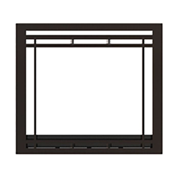 Superior Craftsman 35-Inch Black Fireplace Facade FCBK35T