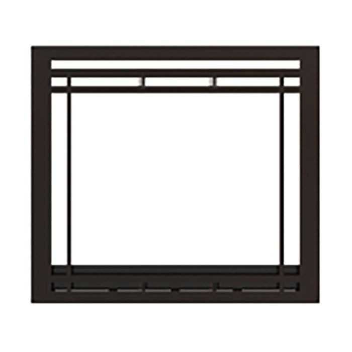Superior Craftsman 40-Inch Black Fireplace Facade FCBK40T