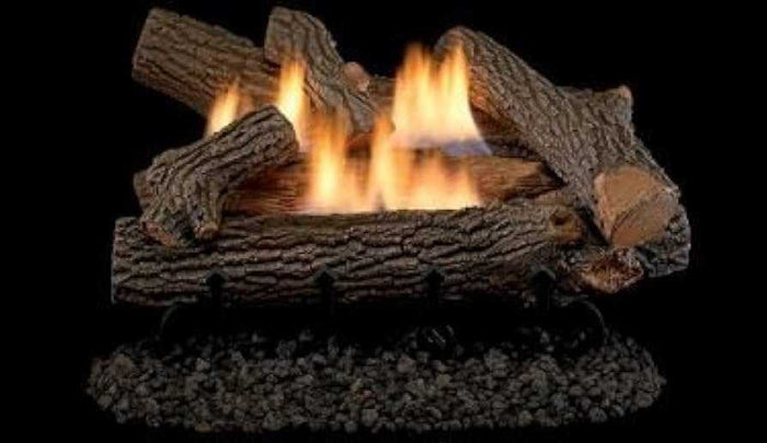 Superior 24" Crescent Hill Logs, Concrete LVD24CH