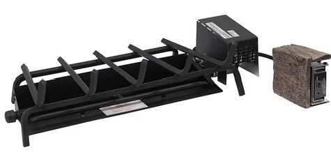 Superior 24" Natural Gas Millivolt Nature-Flame Burner with Ember Bed NF24MN