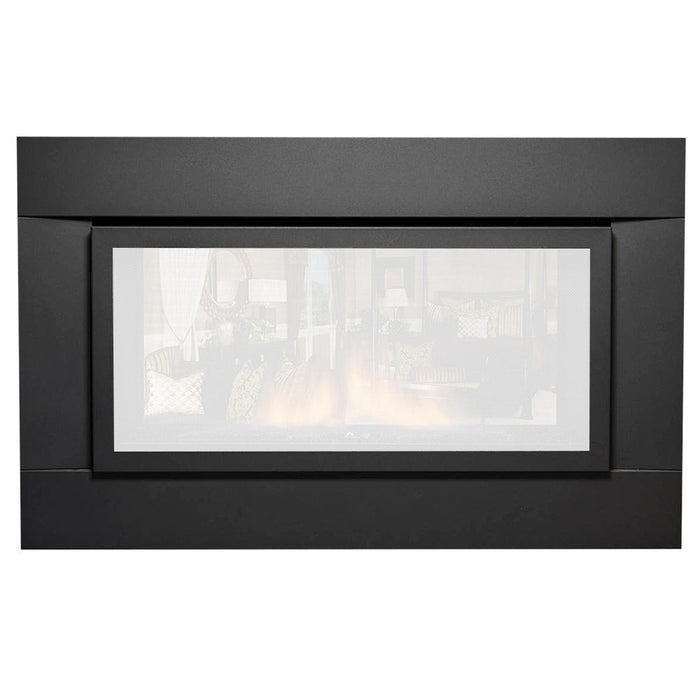 Sierra Flame Black Surround (without access panel)-41 1/2" W x 25 3/4" H | PALISADE-36-SURR — accessory shown installed; fireplace not included