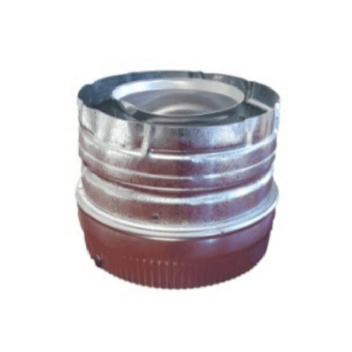 Sierra Flame Galvanized Flex-to-Hard-Pipe Adapter | DURA-FLEX