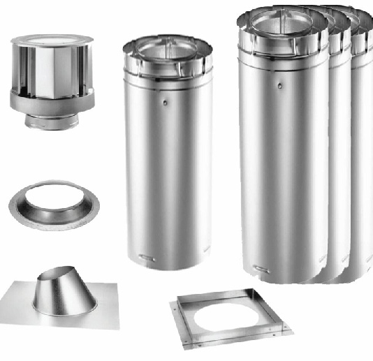 Sierra Flame 5 Piece Duravent Through the Roof Kit - Steep | TTRK