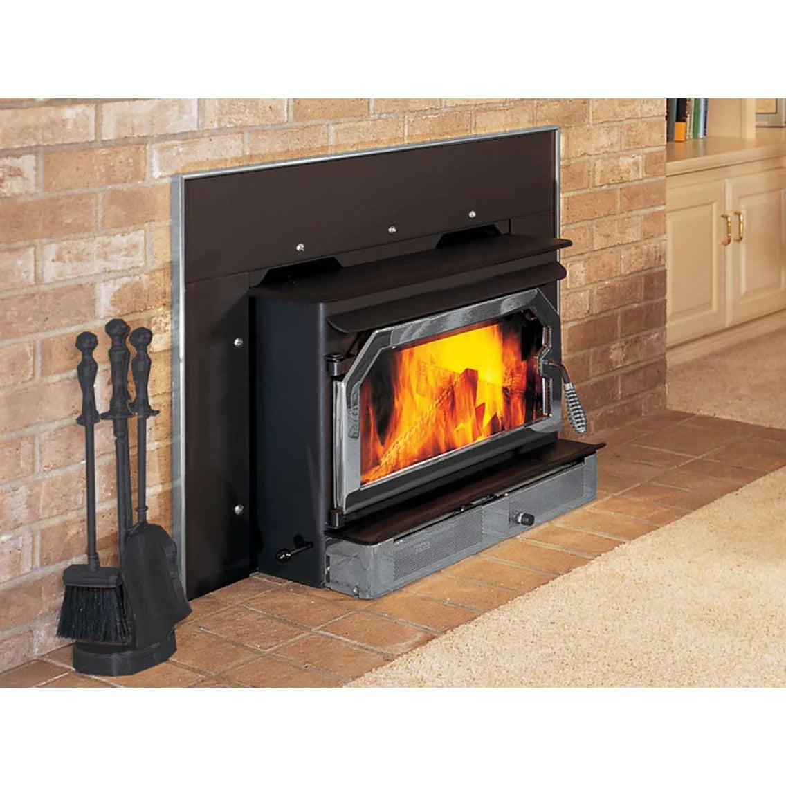 IronStrike Performer C210 Wood Burning Stove Insert C210 — Traditional Door