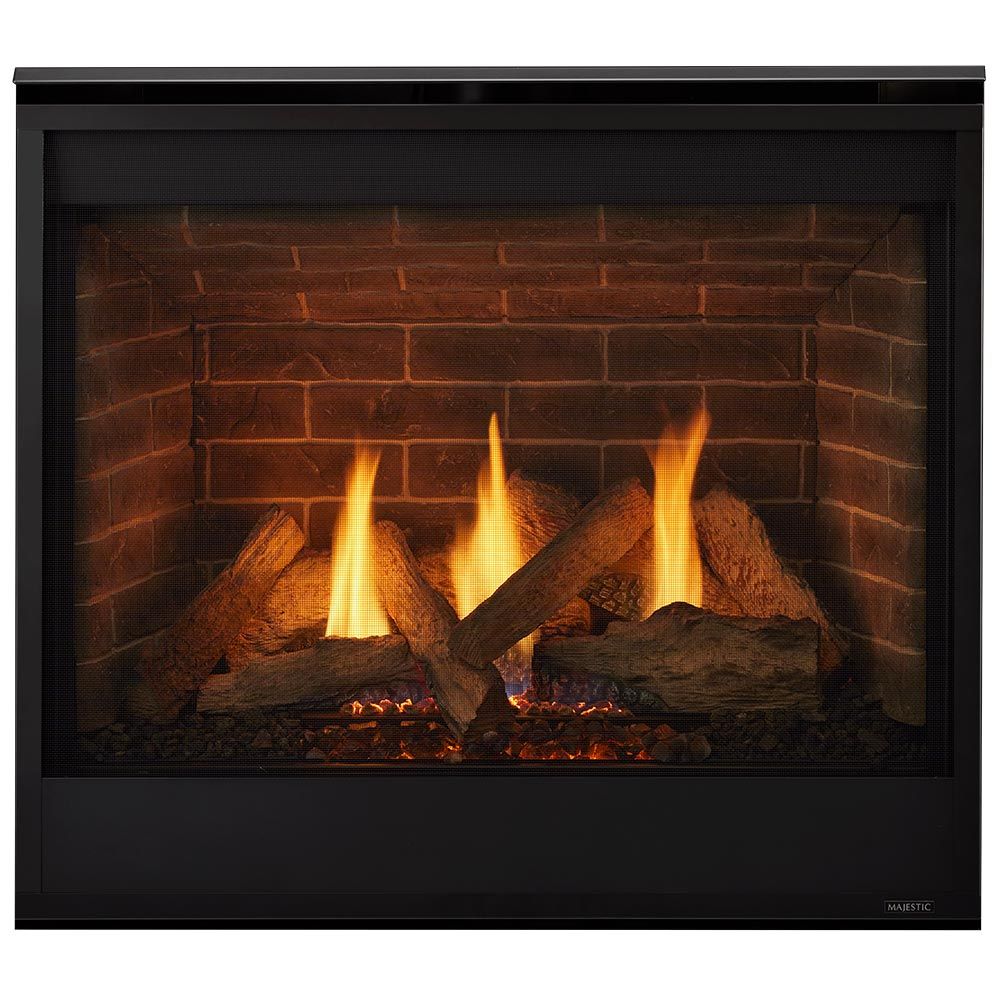 Majestic Products 36" Quartz Platinum Direct Vent Gas Fireplace QUARTZPLA36I / Electronic Ignition