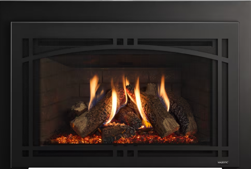 Majestic 30" Ruby Platinum Direct Vent Gas Insert RUBYP30I / Electronic Ignition