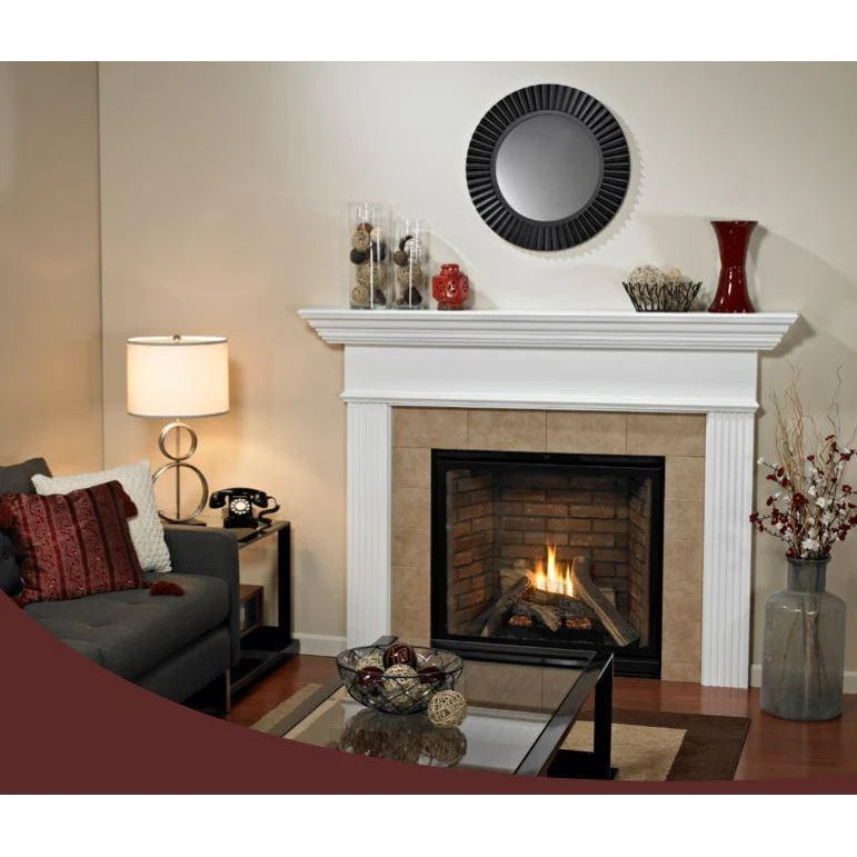 Empire Hearth 42" Tahoe Premium Clean Face Direct Vent Traditional Fireplace DVCP42BP