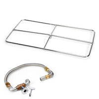 HPC Rectangle Burner Kits – Stainless Steel — 36x18"