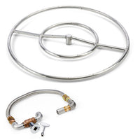 HPC Round Burner Kits – Stainless Steel — 18"