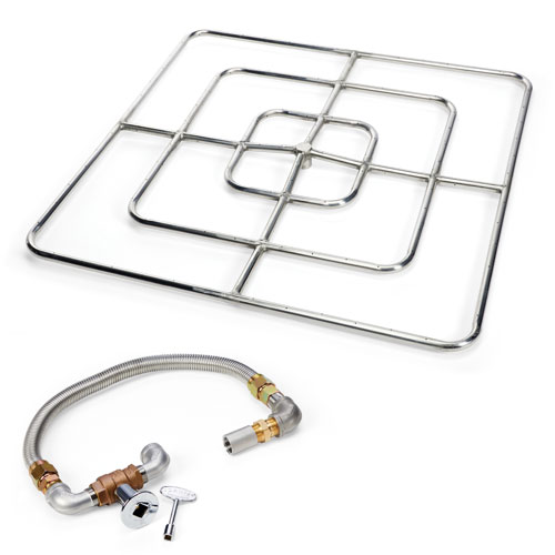 HPC Square Burner Kits – Stainless Steel — 36"
