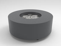 HPC Assembled Metal Fire Pit Enclosures — 48in d. x 18in