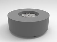 HPC Assembled Metal Fire Pit Enclosures — 48in d. x 18in