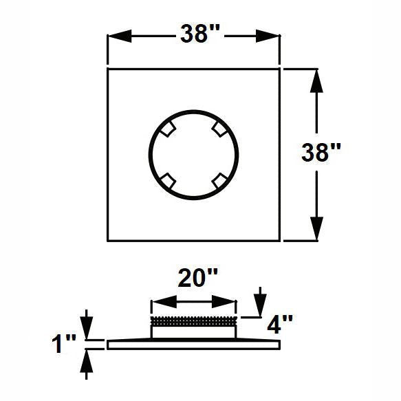 HHT Chase top flashing (Pre-bent) 14DCA-CTF