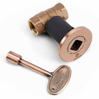 HPC Fire 1/2 Inch Straight Gas Fire Pit Shut Off Valve Kits