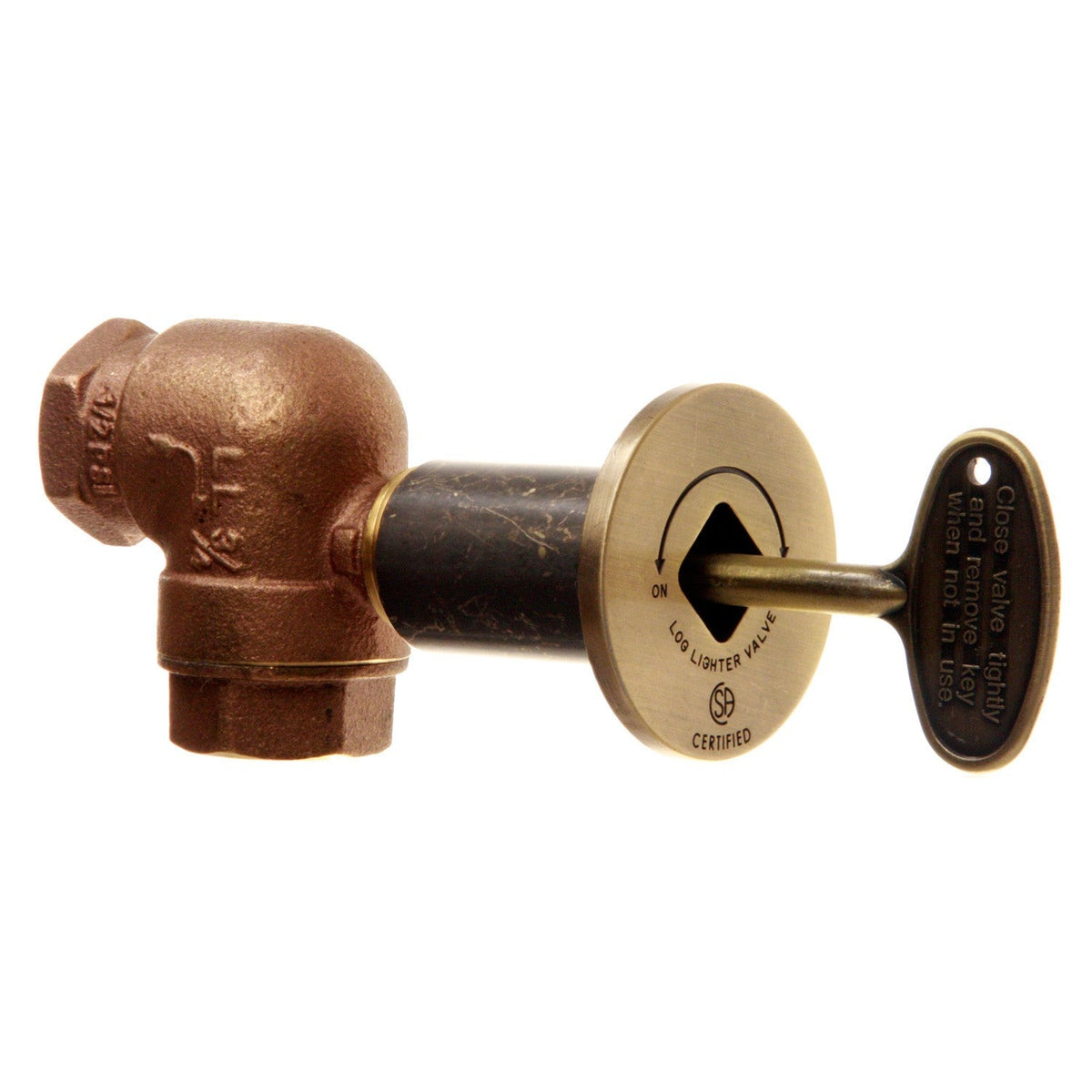 HPC Fire 3/4 Inch Angled Gas Fire Pit Shut Off Valve Kits
