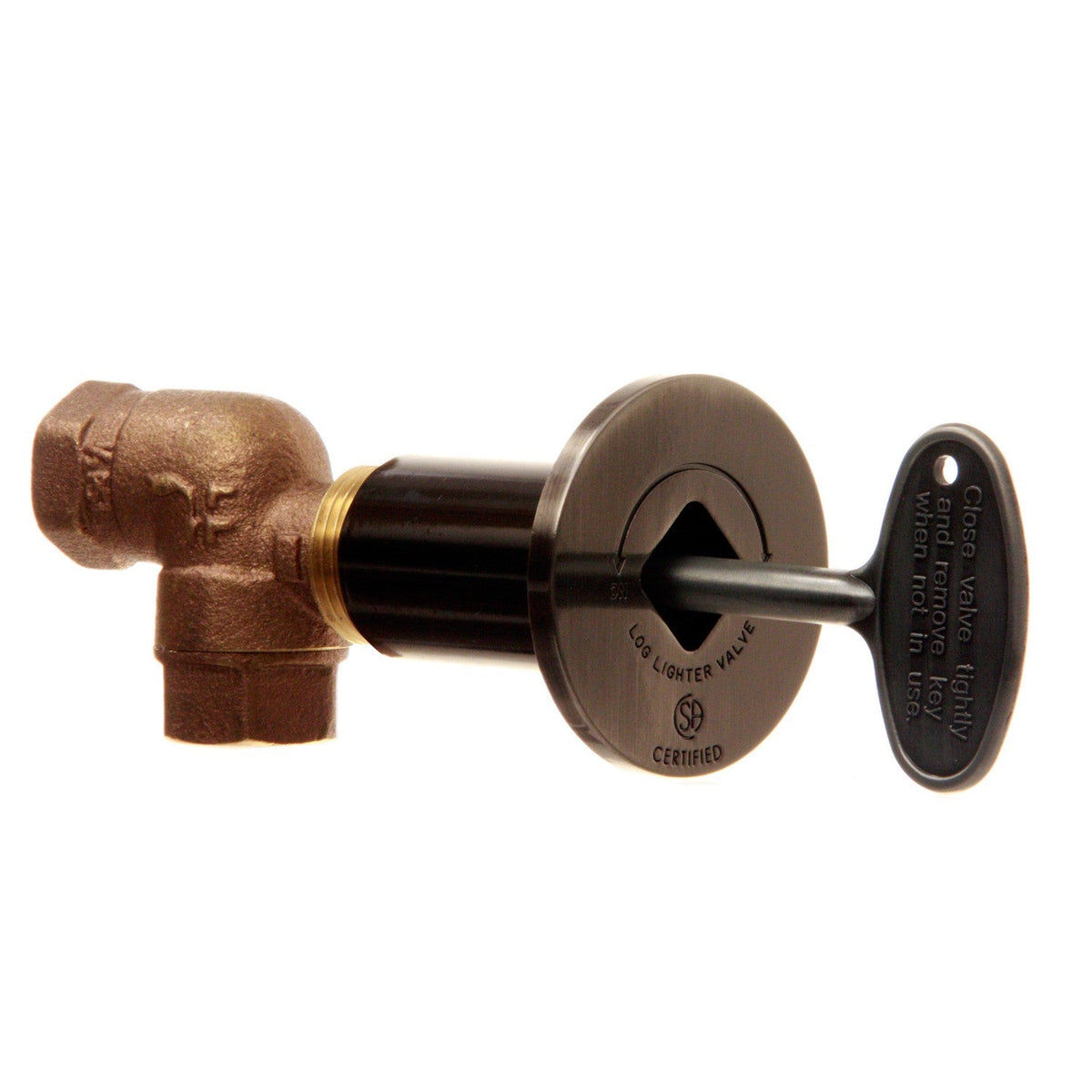 HPC Fire 1/2 Inch Angled Gas Fire Pit Shut Off Valve Kits