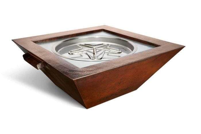 HPC Fire Sedona Hammered Copper Gas Fire Pit SEDO40W-EI