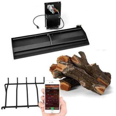 HPC Fire Duel-Step EI Outdoor Gas Fireplace Kit DBOF28EI-HI/LO-AWO16
