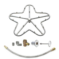 HPC Torpedo Penta Match-Lit Burner Kits — Polished Flange and Flex Line