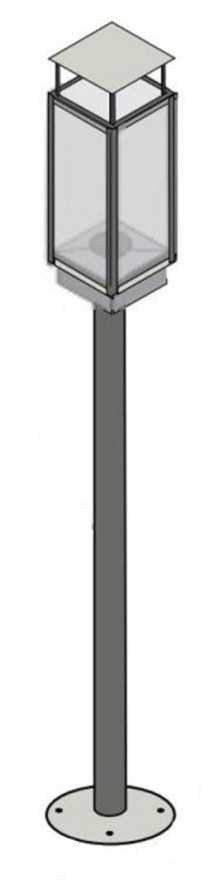 Tempest Torch 69" Black Deck Post (includes ½” flex) 94800812