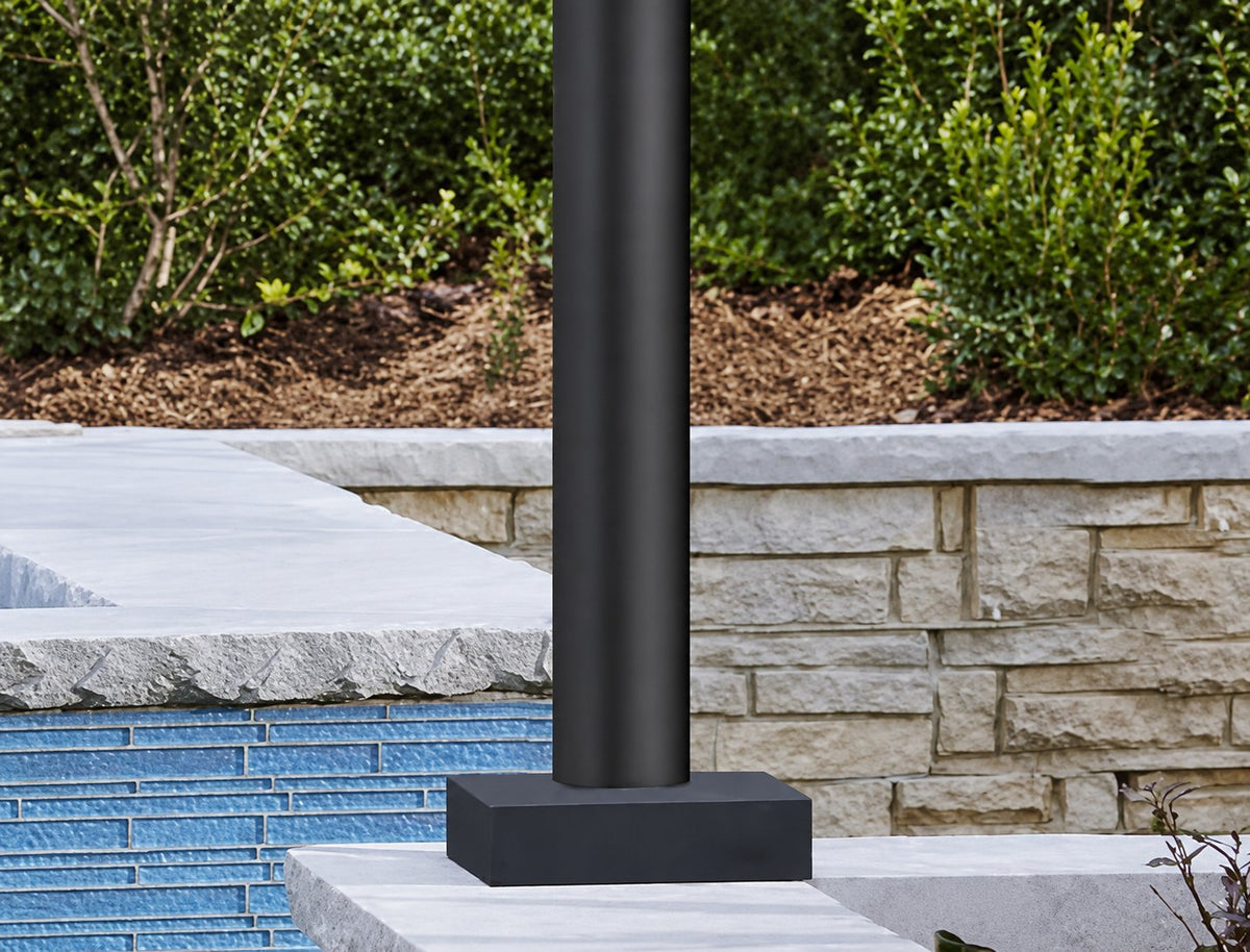 Tempest Torch Black Square Deck Mount Cover (Covers Deck Mount #94800821) 94800827