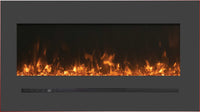 Amantii 26" Wall Mount/Flush Mount Electric Fireplace WM-FML-26-3223-STL